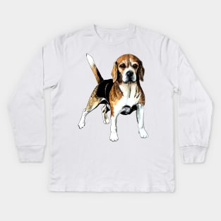 beagle Kids Long Sleeve T-Shirt